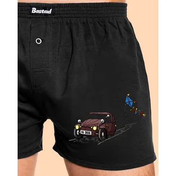 Trenýrky Bastard Hadrák pánské trenky Black