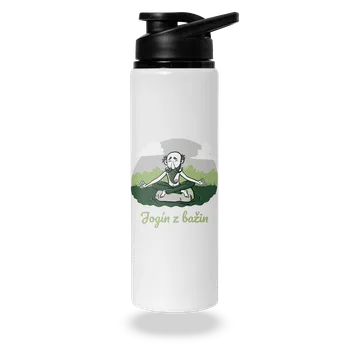 Láhev Bastard Jogín z bažin lahev na vodu White