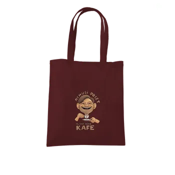 Nákupní taška Bastard Nemusí pršet kafe taška Chocolate