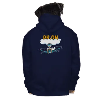 Pánská mikina Bastard Dr.On pánská mikina na zip Navy