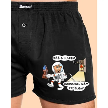 Trenýrky Bastard Houstone, mám problém! pánské trenky Black