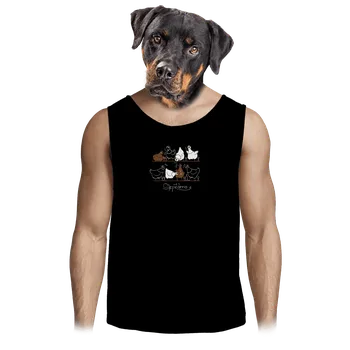 Pánské tílko Bastard Slepičárna pánské tílko Black