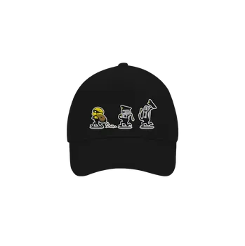 Kšiltovka Bastard Zloděj elektřiny kšiltovka baseballka Black