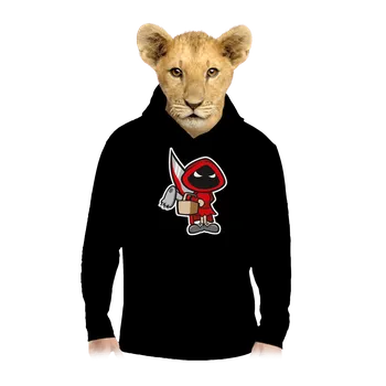 Chlapecká mikina Bastard Karkillka dětská mikina klokanka Black