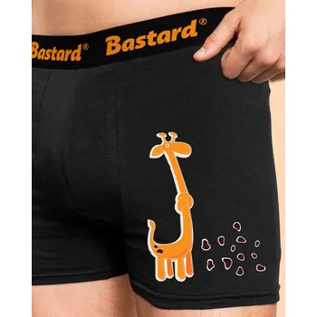 Trenýrky Bastard Žirafa boxerky Black