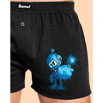 Trenýrky Bastard Časovaná bomba pánské trenky Black