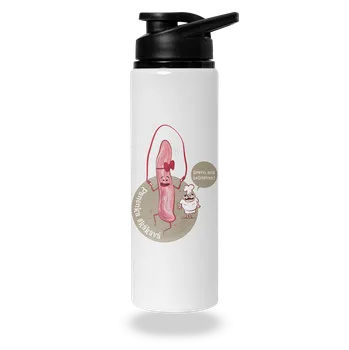 Láhev Bastard Panenka skákavá lahev na vodu White