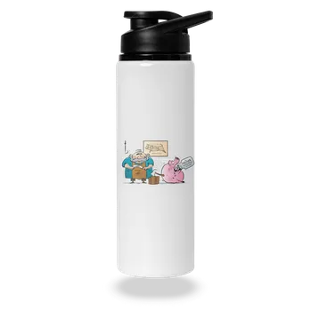 Láhev Bastard Řezník a prase lahev na vodu White