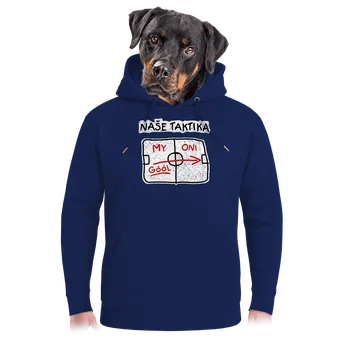 Pánská mikina Bastard Naše taktika unisex mikina premium Navy