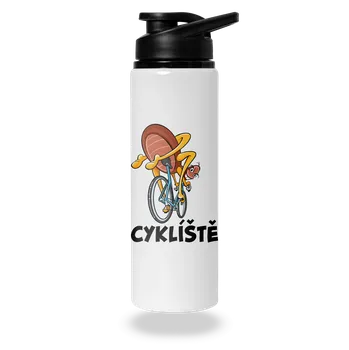 Láhev Bastard Cyklíště lahev na vodu White