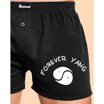 Trenýrky Bastard Forever Yang pánské trenky Black