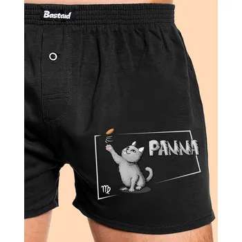 Trenýrky Bastard Kočičí horoskop: Panna pánské trenky Black