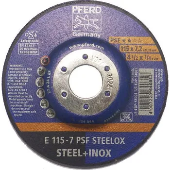 Brusný kotouč PFERD Flex 115x7,0mm PSF steel+inox
