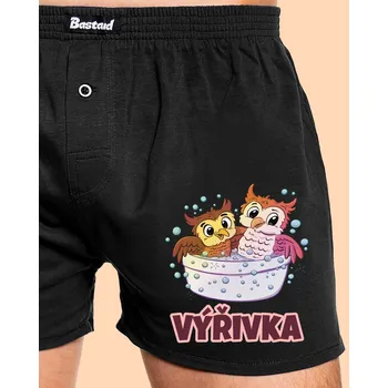 Trenýrky Bastard Výřivka pánské trenky Black