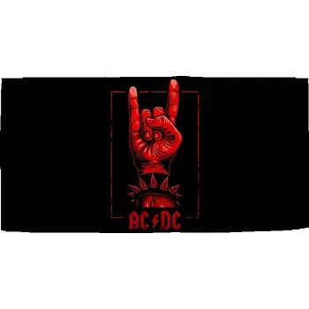 Osuška Sablio Ručník ACDC Červená ruka - 50x100 cm