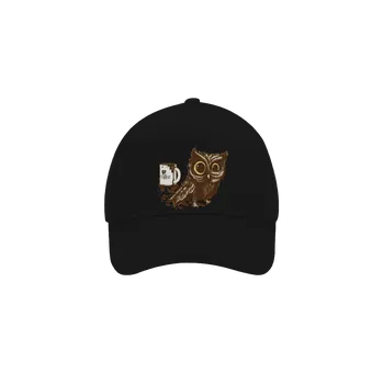Kšiltovka Bastard Sova na kofeinu kšiltovka baseballka Black