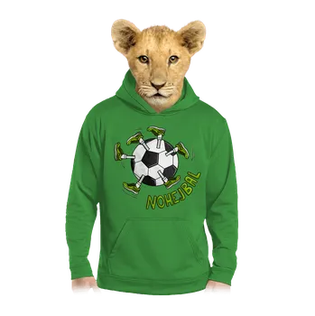 Chlapecká mikina Bastard Nohejbal dětská mikina klokanka Kelly Green AWD