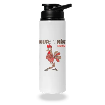 Láhev Bastard Kur(ev)ník roku lahev na vodu White