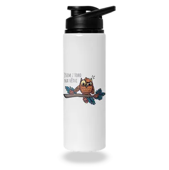 Láhev Bastard Jsem na větvi lahev na vodu White