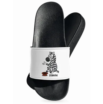 Pánské pantofle Bastard Zebrák pantofle White