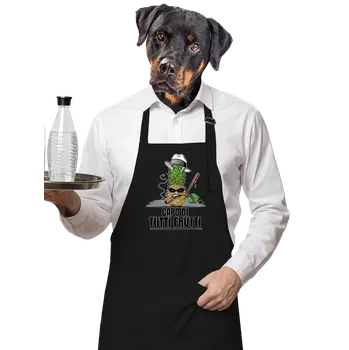 Kuchyňská zástěra Bastard Tutti Frutti zástěra Black