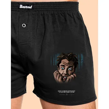 Trenýrky Bastard B13: Tvoje noční můra pánské trenky Black