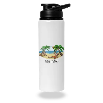 Láhev Bastard Líný tenis lahev na vodu White