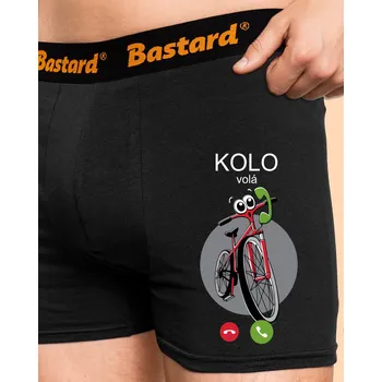 Trenýrky Bastard Kolo volá boxerky Black