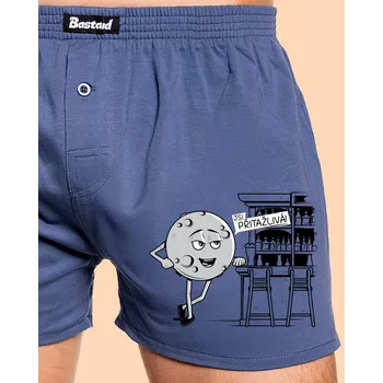 Trenýrky Bastard Gravitace pánské trenky Blue