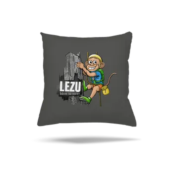 Polštář Bastard Lezu na nervy polštář Gray Pol
