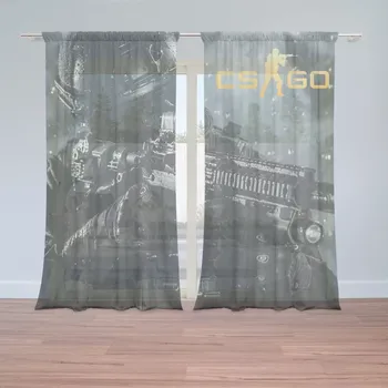 Záclona Sablio Záclony CS:GO Voják 1: 2ks 150x250cm