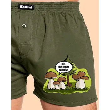 Trenýrky Bastard Strejda z Ameriky pánské trenky Khaki