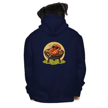 Pánská mikina Bastard Letní flákárna pánská mikina na zip Navy