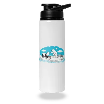 Láhev Bastard Lední medvědi lahev na vodu White