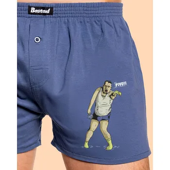 Trenýrky Bastard Beer zombie pánské trenky Blue