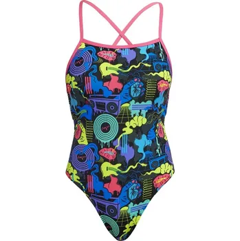 Dámské plavky Funkita Poppy Long Strapped In One Piece L - UK36