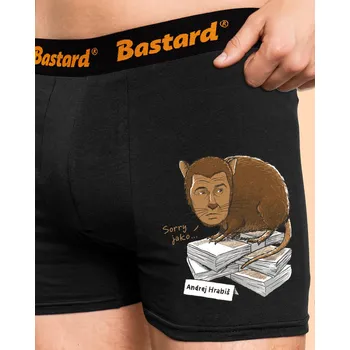 Trenýrky Bastard Hrabiš boxerky Black