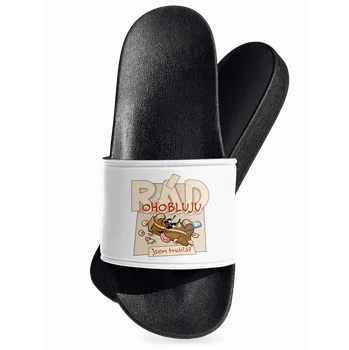 Pánské pantofle Bastard Jsem truhlář pantofle White