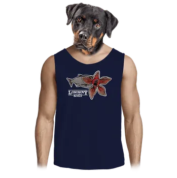 Pánské tílko Bastard Lososový květ pánské tílko French Navy