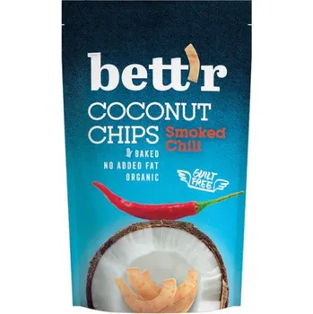Chips Bett´r Chipsy kokosové s chilli 70 g BIO