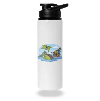 Láhev Bastard Ostrov železnice lahev na vodu White