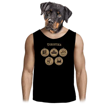 Pánské tílko Bastard Moje turistika pánské tílko Black