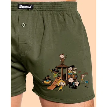 Trenýrky Bastard Quentin's square pánské trenky Khaki