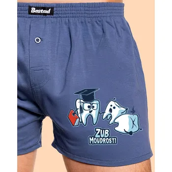 Pánské spodní prádlo Bastard Zub moudrosti pánské trenky Blue