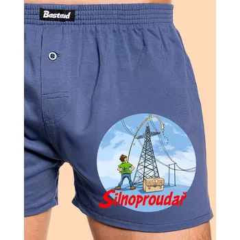 Pánské spodní prádlo Bastard Silnoproudař pánské trenky Blue