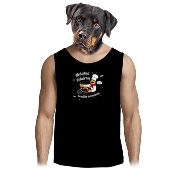 Pánské tílko Bastard Hvězdná pekárna pánské tílko Black