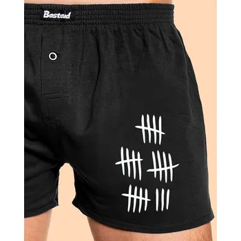 Trenýrky Bastard Skóre pánské trenky Black