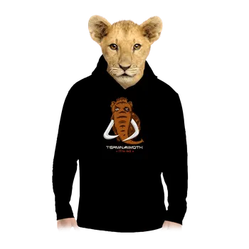 Chlapecká mikina Bastard Terminammoth dětská mikina klokanka Black