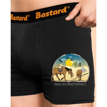 Trenýrky Bastard Very Old Shatterhand boxerky Black