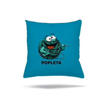 Polštář Bastard Popleta polštář Blue Turquoise